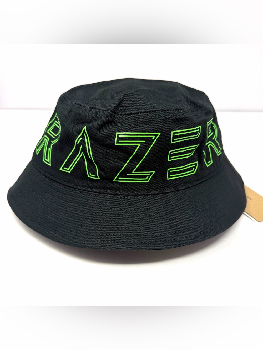 Razer Unleashed Bucket Hat Black Green Logo One Size PC Gaming BRAND NEW NWT